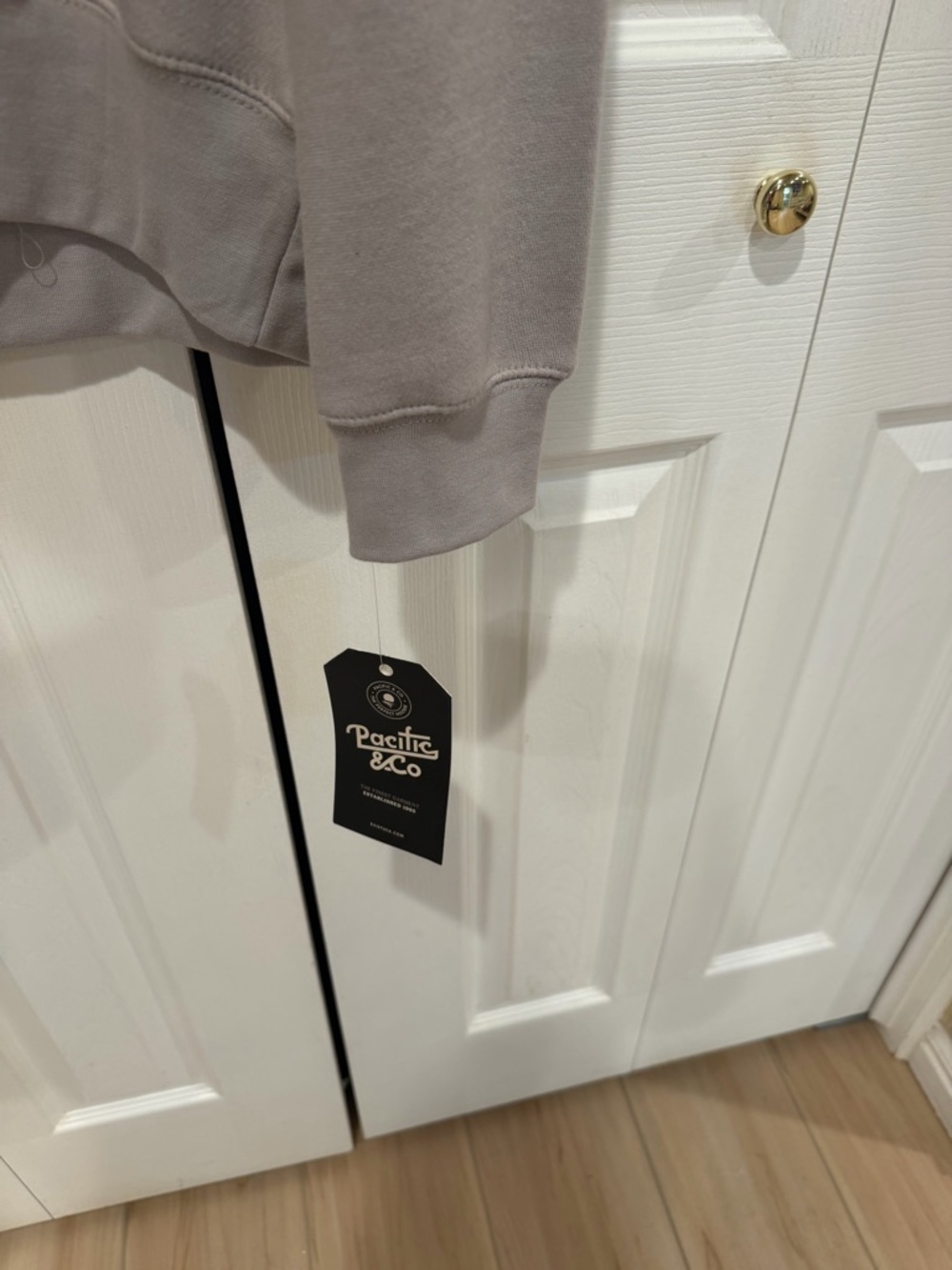 Dog Mom Crewneck Sweatshirt - Taupe by Treasure & Bond - Picture 6 of 6